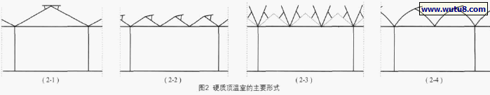硬质顶温室的主要形式