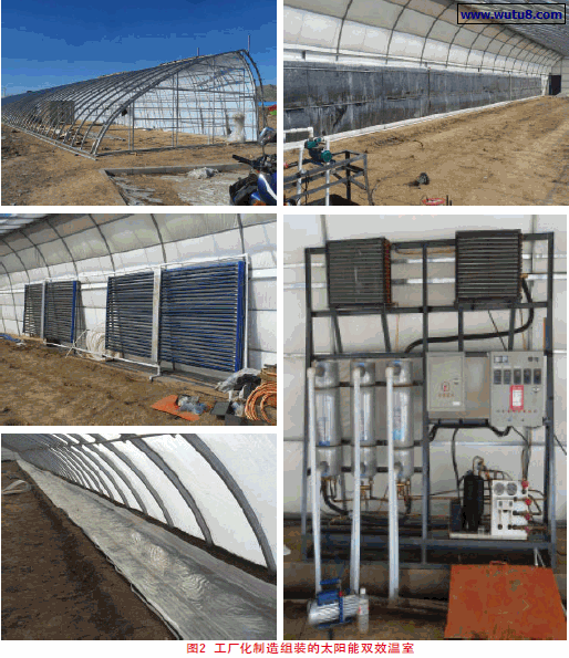 工厂化制造组装的太阳能双效温室