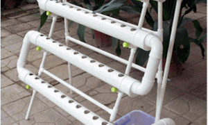 四管斜体管道水培设备