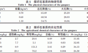 煤矸石作无土栽培基质的可行性研究