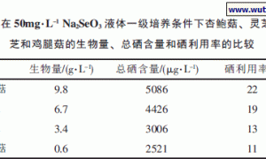 4种食用菌硒积累能力比较与硒形态研究