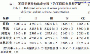 洋葱无土栽培硒富集试验研究