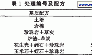 几类复合基质番茄无土栽培的比较研究