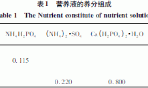 不同营养液水培对卡特兰生长发育的影响
