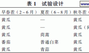不同栽培制度对黄瓜连作土壤微生物群落结构的影响